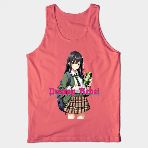 Preppy Rebel V Tank Top by chilangopride